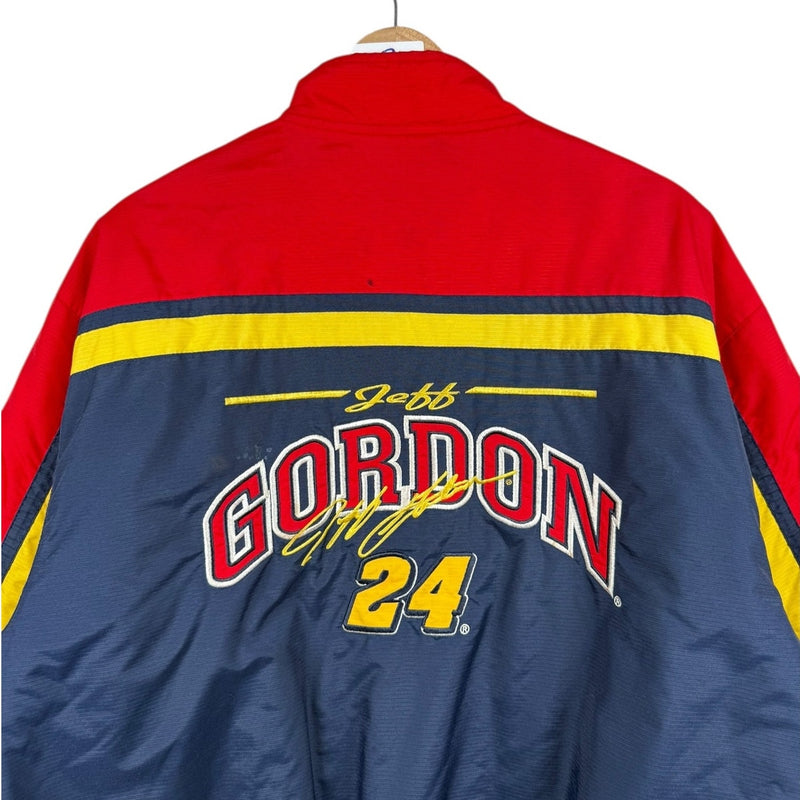 Vintage Jeff Gordon #24 NASCAR Colorblock Racing Jacket
