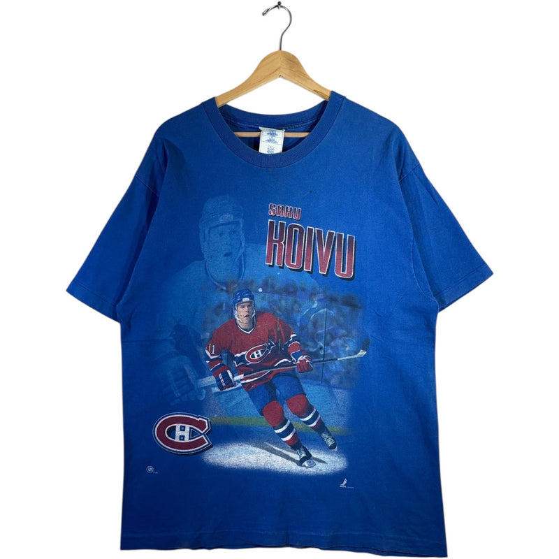Vintage Montreal Canadiens Saku Koivu NHL T-Shirt