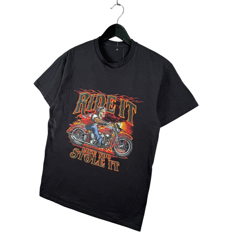 Vintage Fide It Like You Stole It Motorcycle Graphic T-Shirt