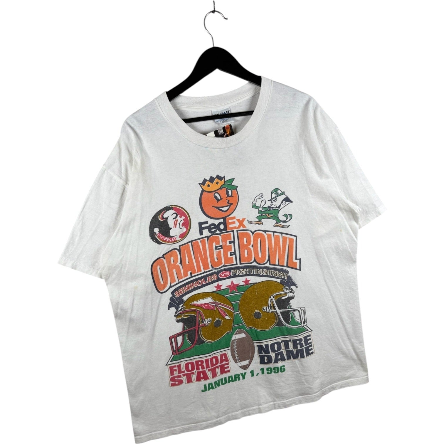 Vintage FedEx Orange Bowl T-Shirt 1996