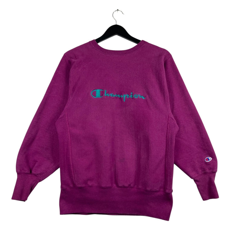 Vintage Champion Reverse Weave Logo Crewneck