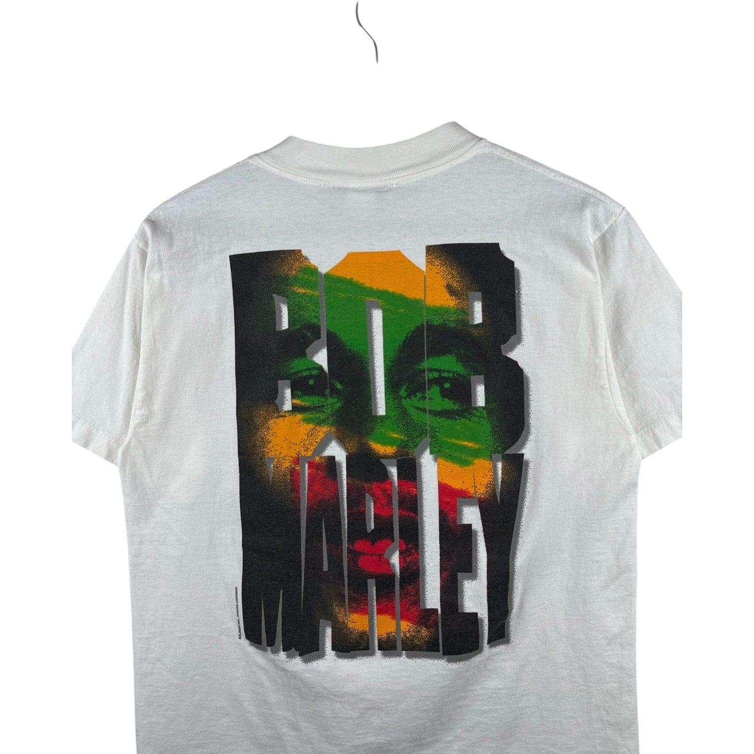Vintage Bob Marley One Love Graphic Print T-Shirt