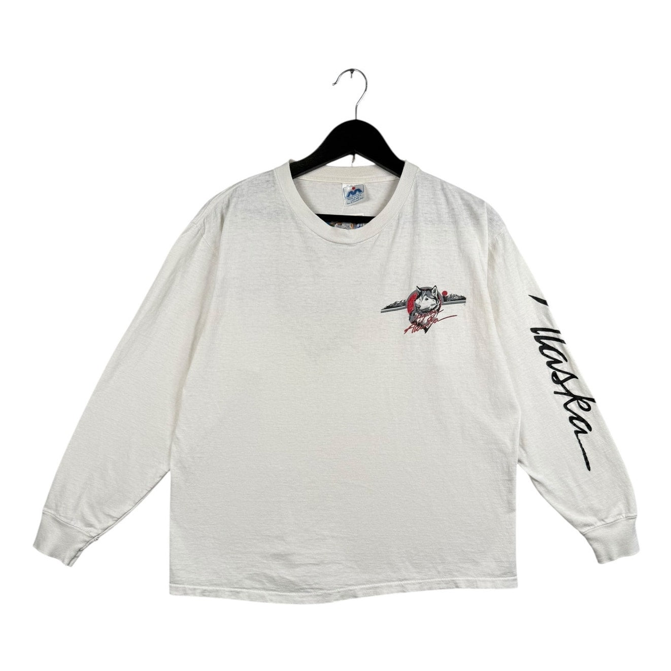 Vintage Alaska Husky Dog Graphic Long Sleeve
