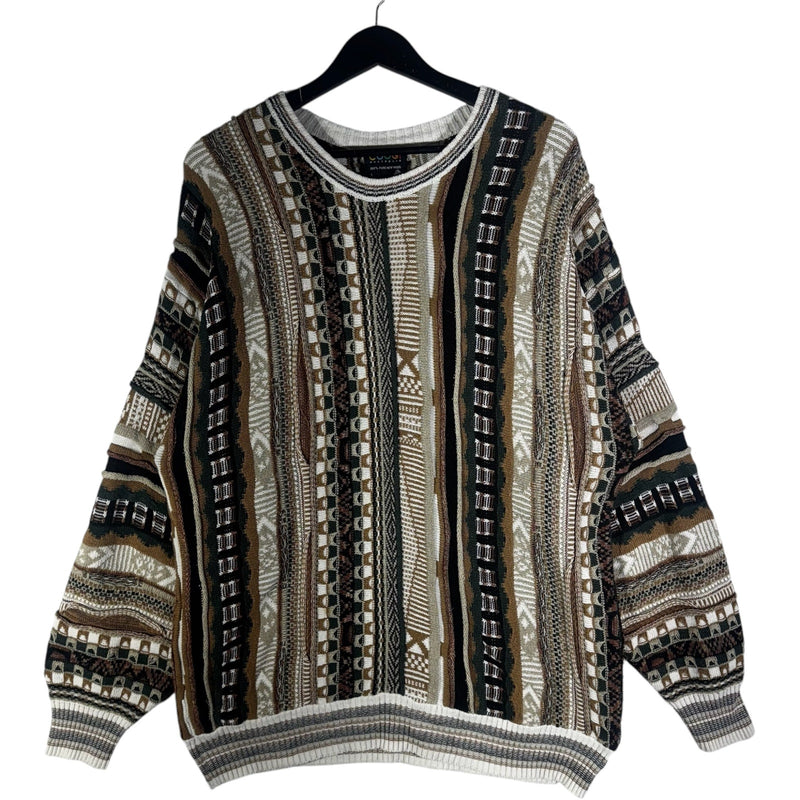 Vintage Coogi 3D Knit Wool Sweater