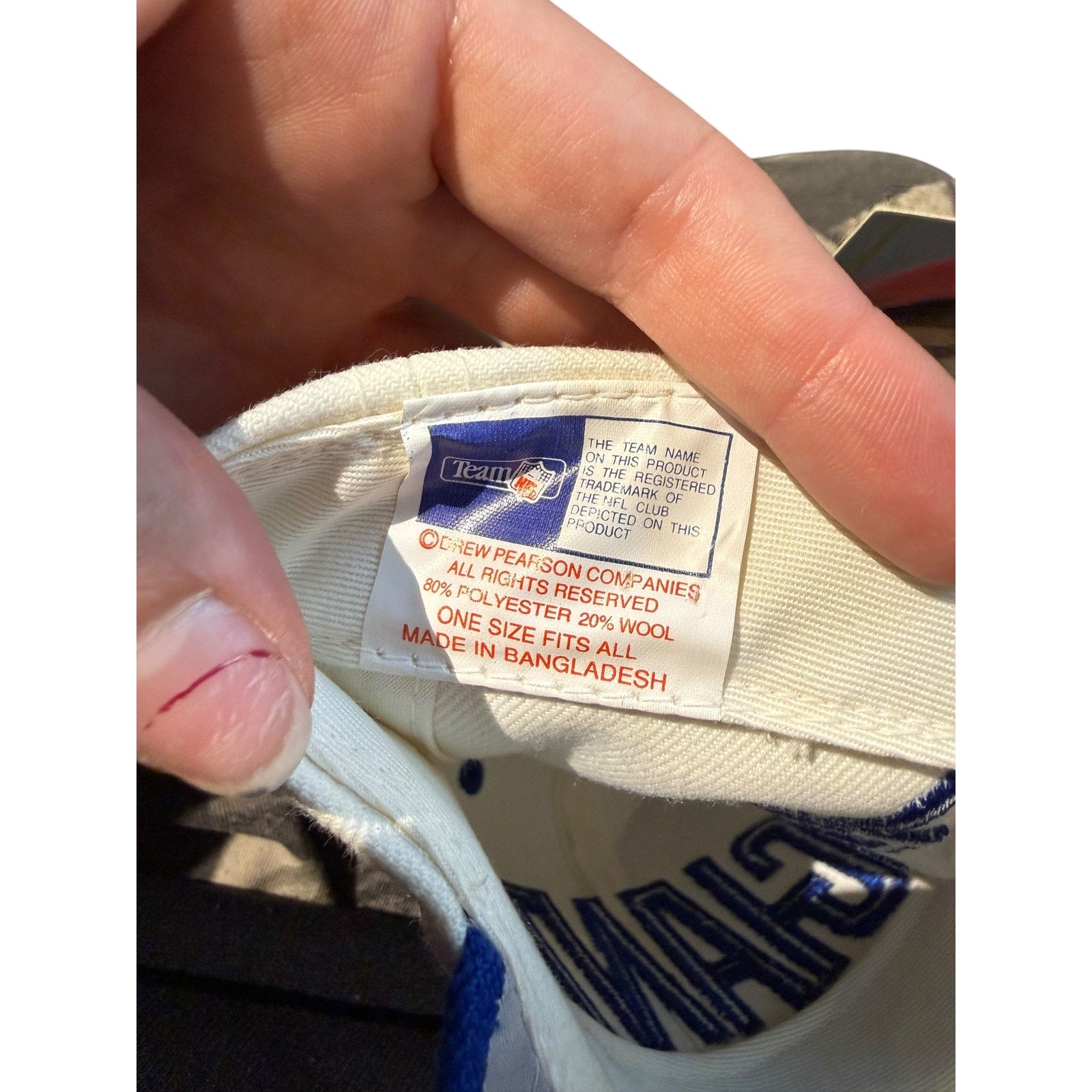 Vintage New York Giants NFL Snapback Hat