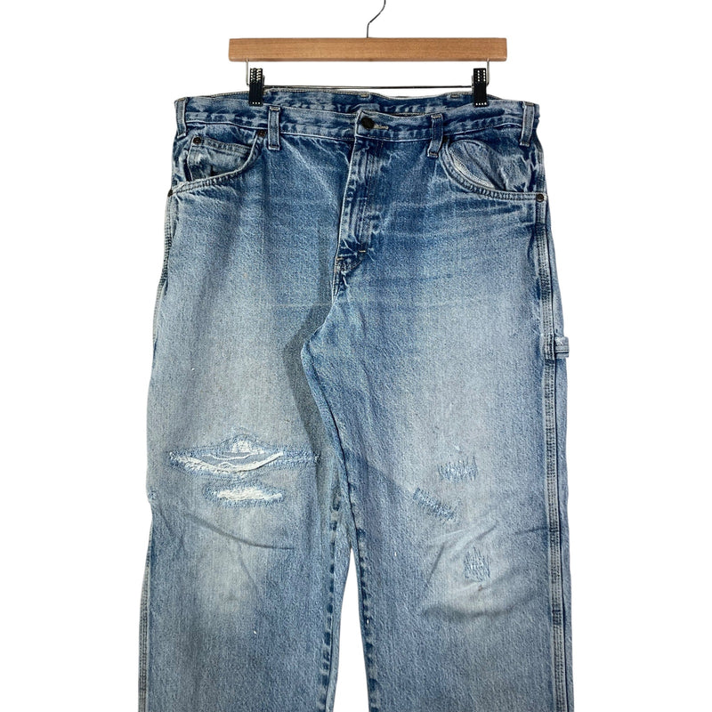 Vintage Dickies Distressed Carpenter Straight Denim Jeans 36
