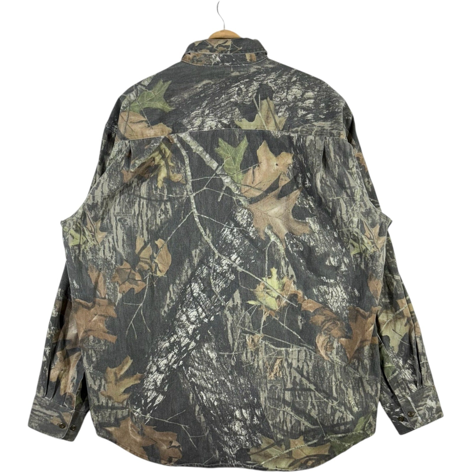 Vintage No Trace Camo Long Sleeve Button Up