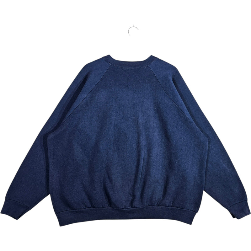 Vintage Blank Navy Crewneck XXL