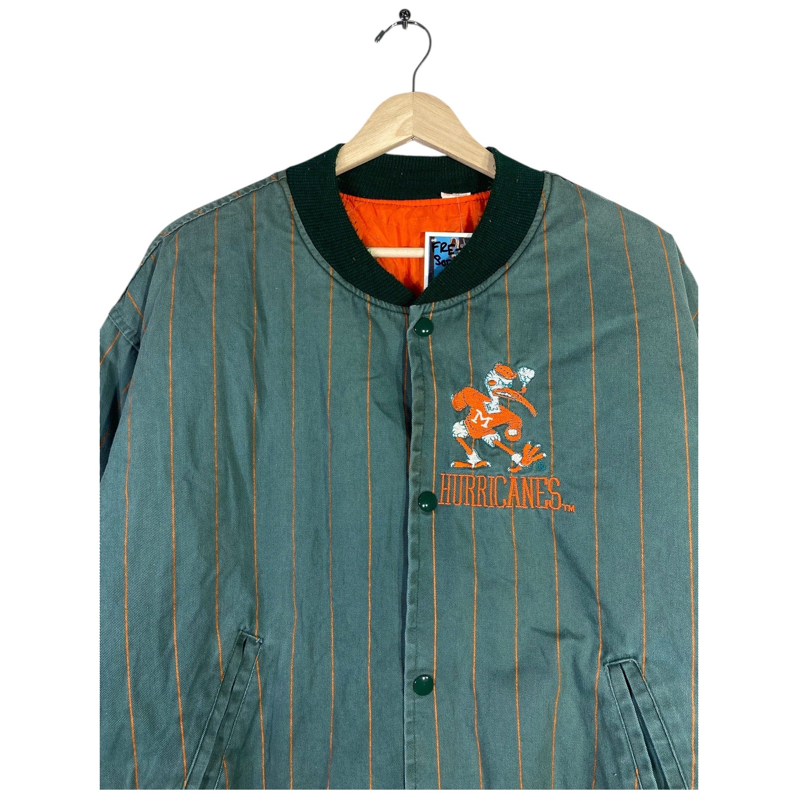 Vintage Miami Hurricanes NCAA Bomber Jacket