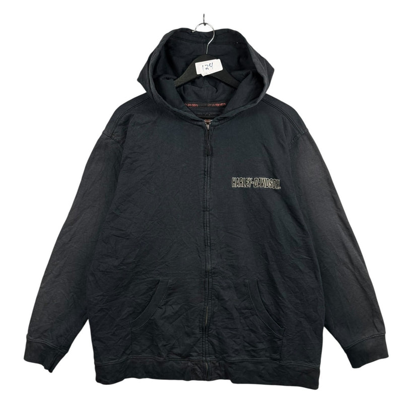 Vintage Harley Davidson Motorcycles Full Zip Jacket Hoodie