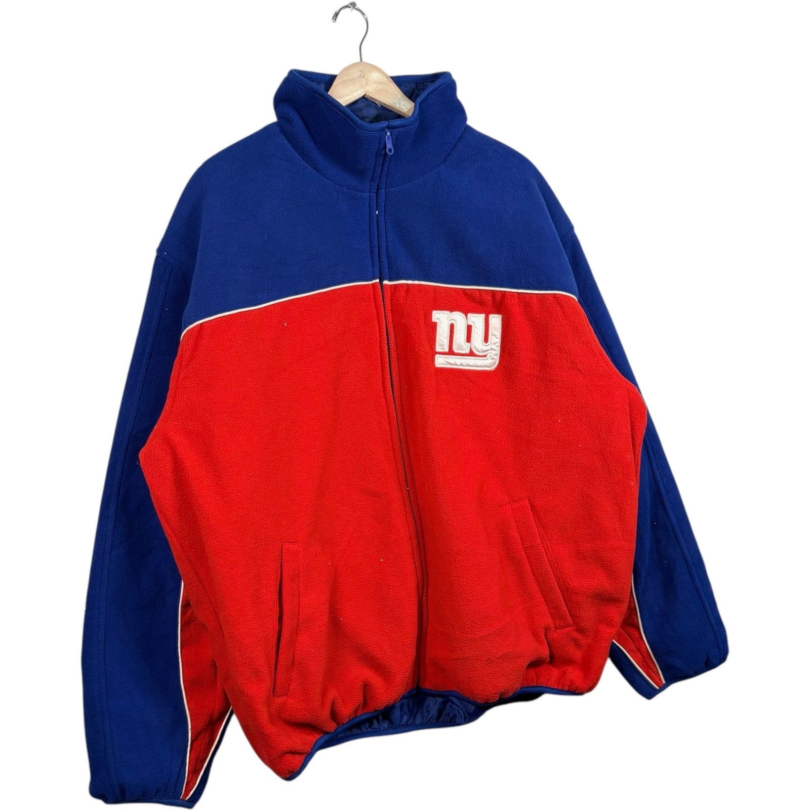 Vintage NFL New York Giants Spellout Puffer Jacket