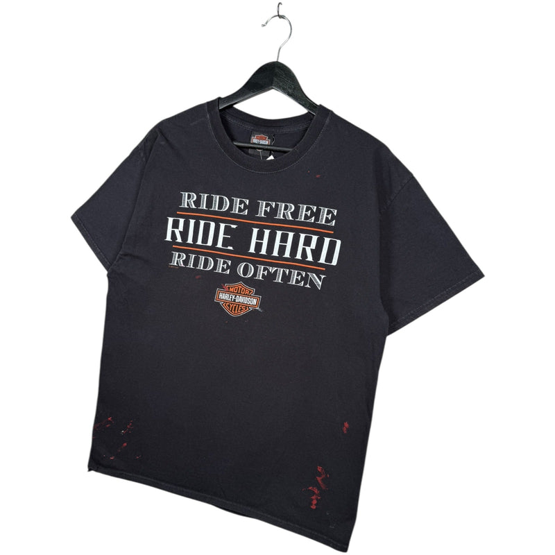 Vintage Harley Davidson Ride Free Ride Hard T-Shirt