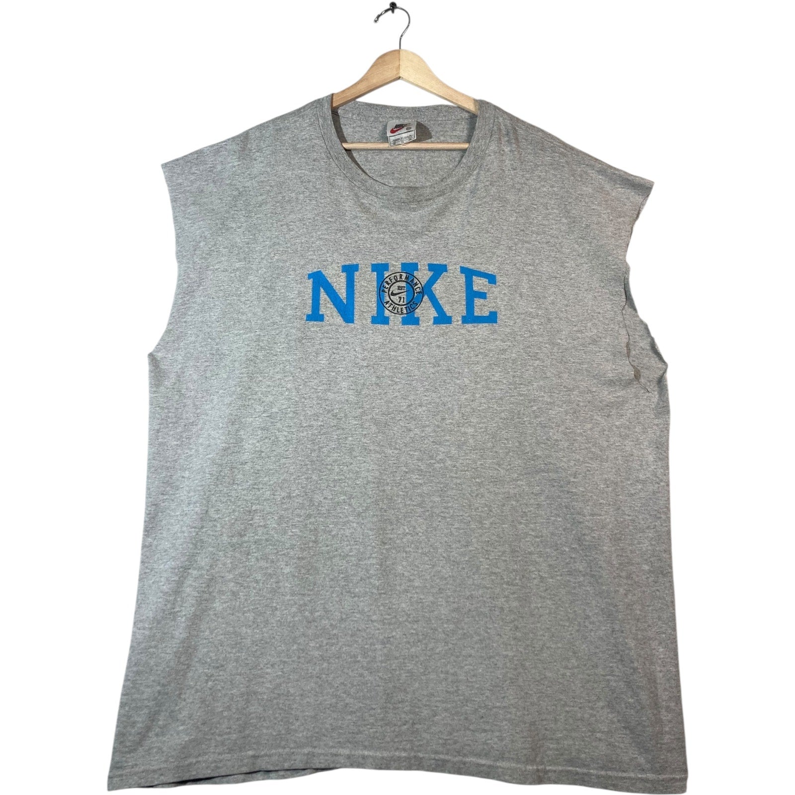 Vintage Nike Logo Print Tank Top