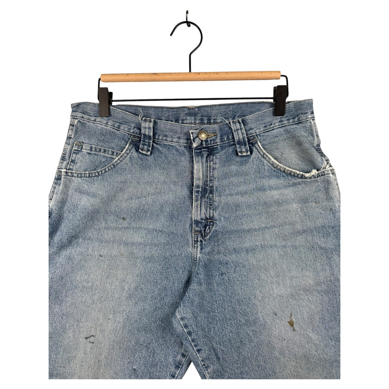 Vintage Wrangler Utility Cargo Denim Shorts 32