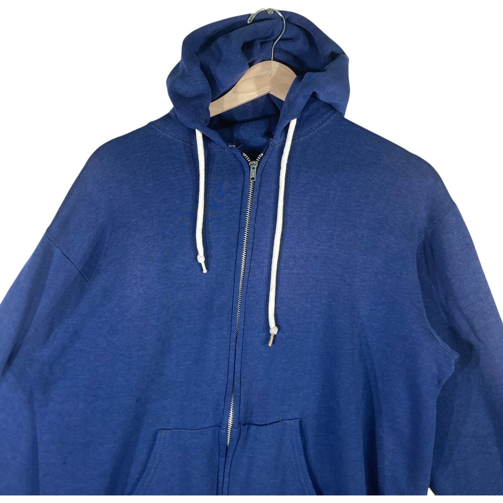 Vintage 70s/80s Blank Zip Up Hoodie