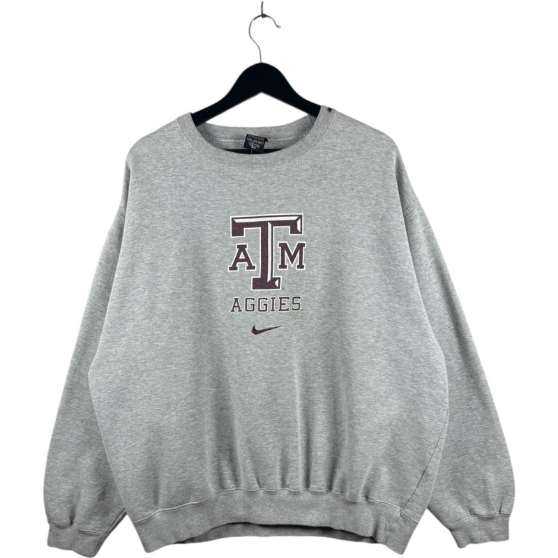 Vintage Nike Texas A&M Aggies Center Swoosh University Crewneck