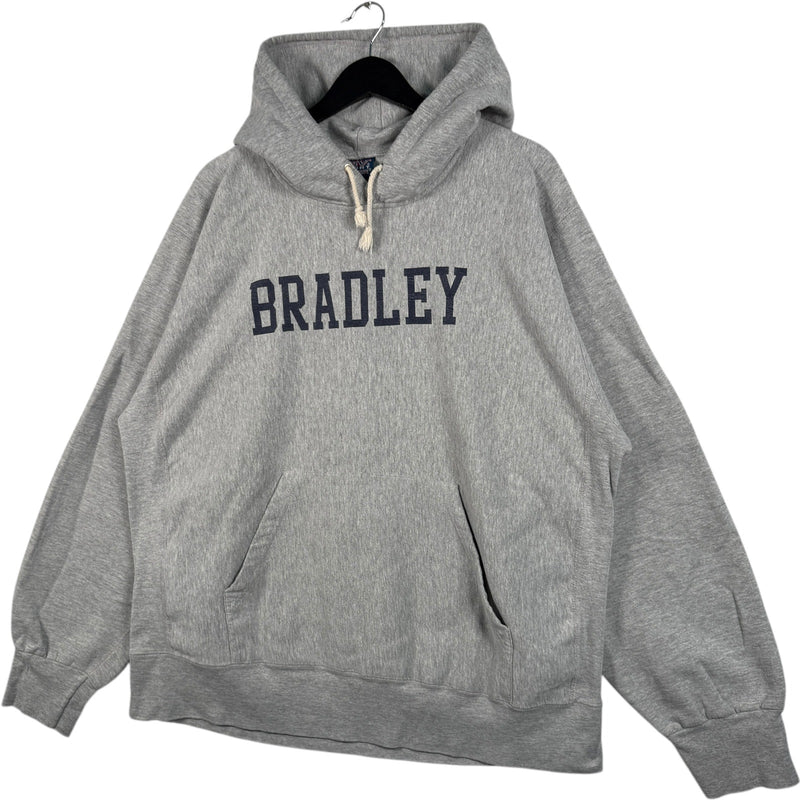 Vintage Bradley University Spellout Pullover Hoodie
