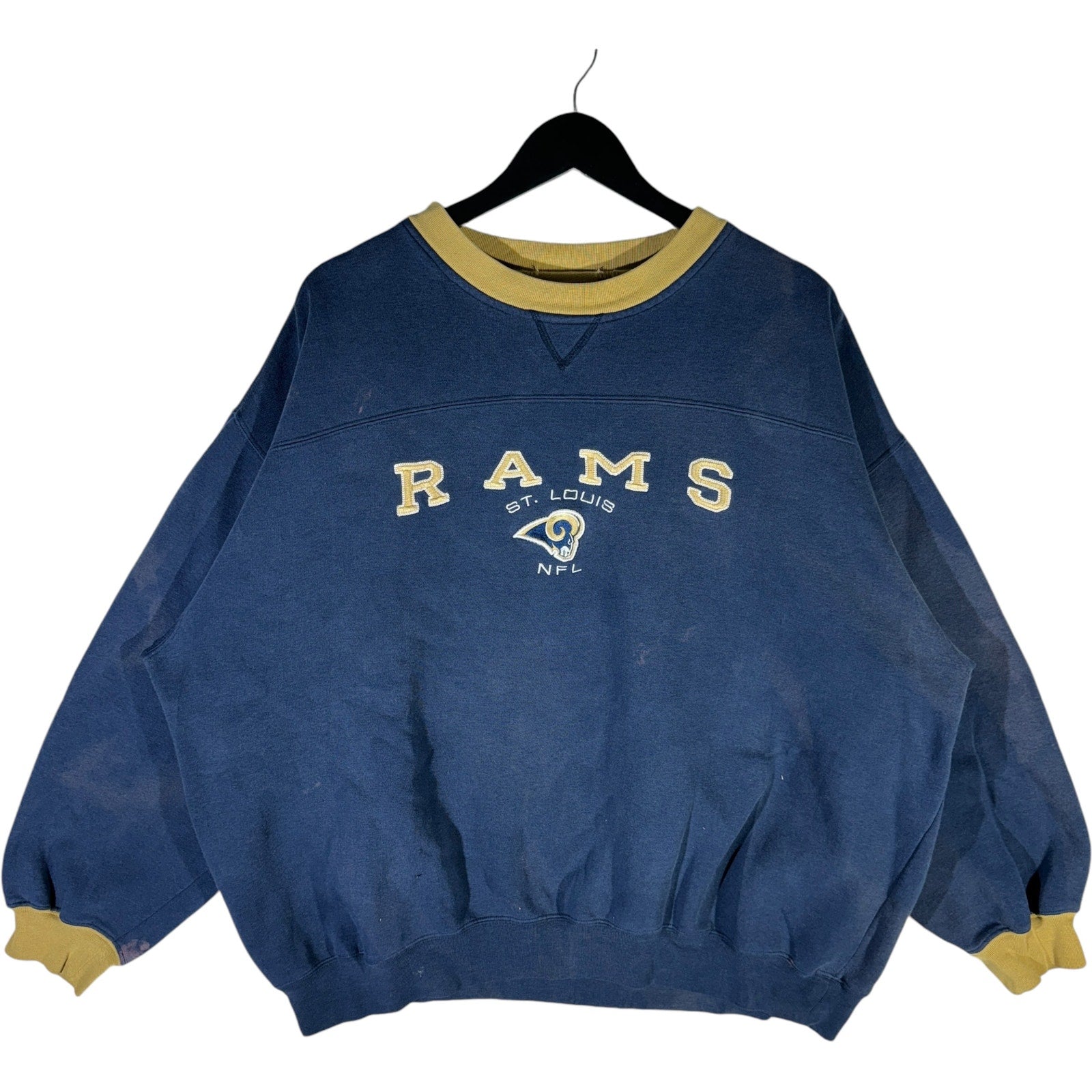 Vintage NFL St. Louis Rams outlets Crewneck Sweater size 3XL