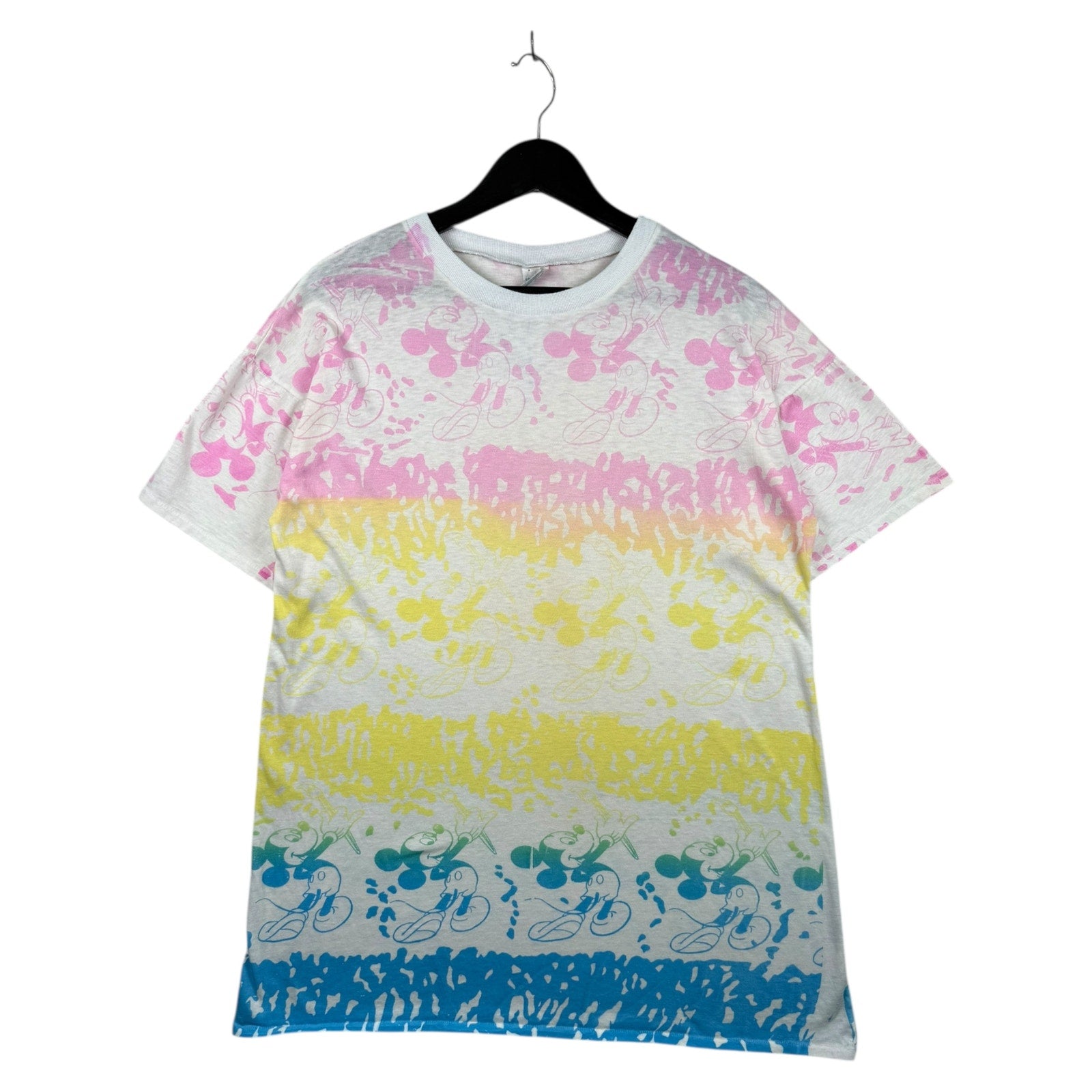 Vintage Disney Mickey Mouse Pastel Gradient T-Shirt