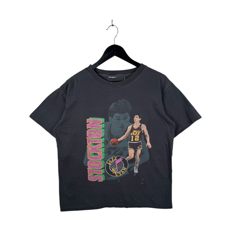 Vintage Utah Jazz John Stockton NBA T-Shirt