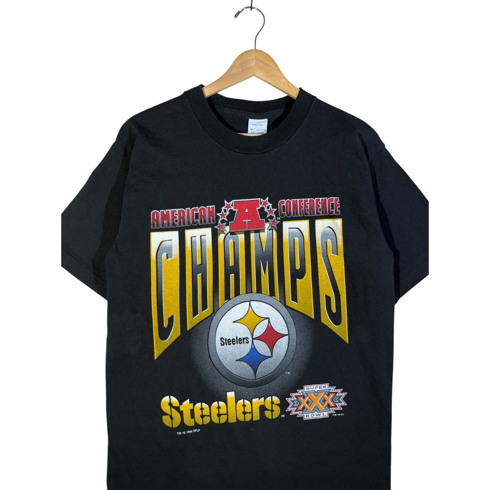 Vintage Salem NFL Steelers Champs T-Shirt