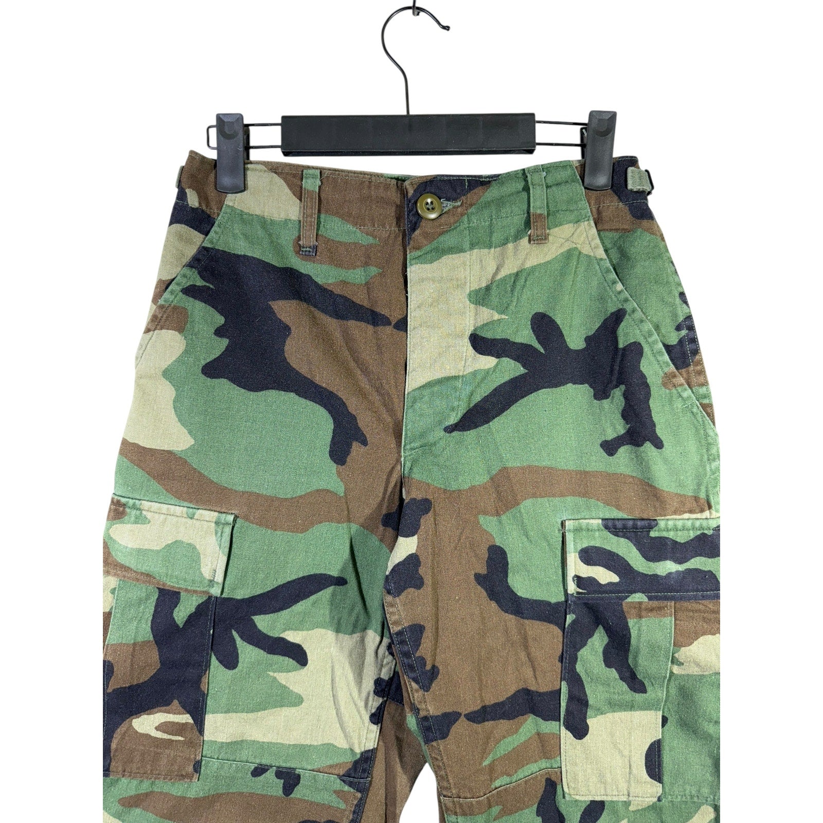 Vintage Cargo Camouflage Utility Shorts