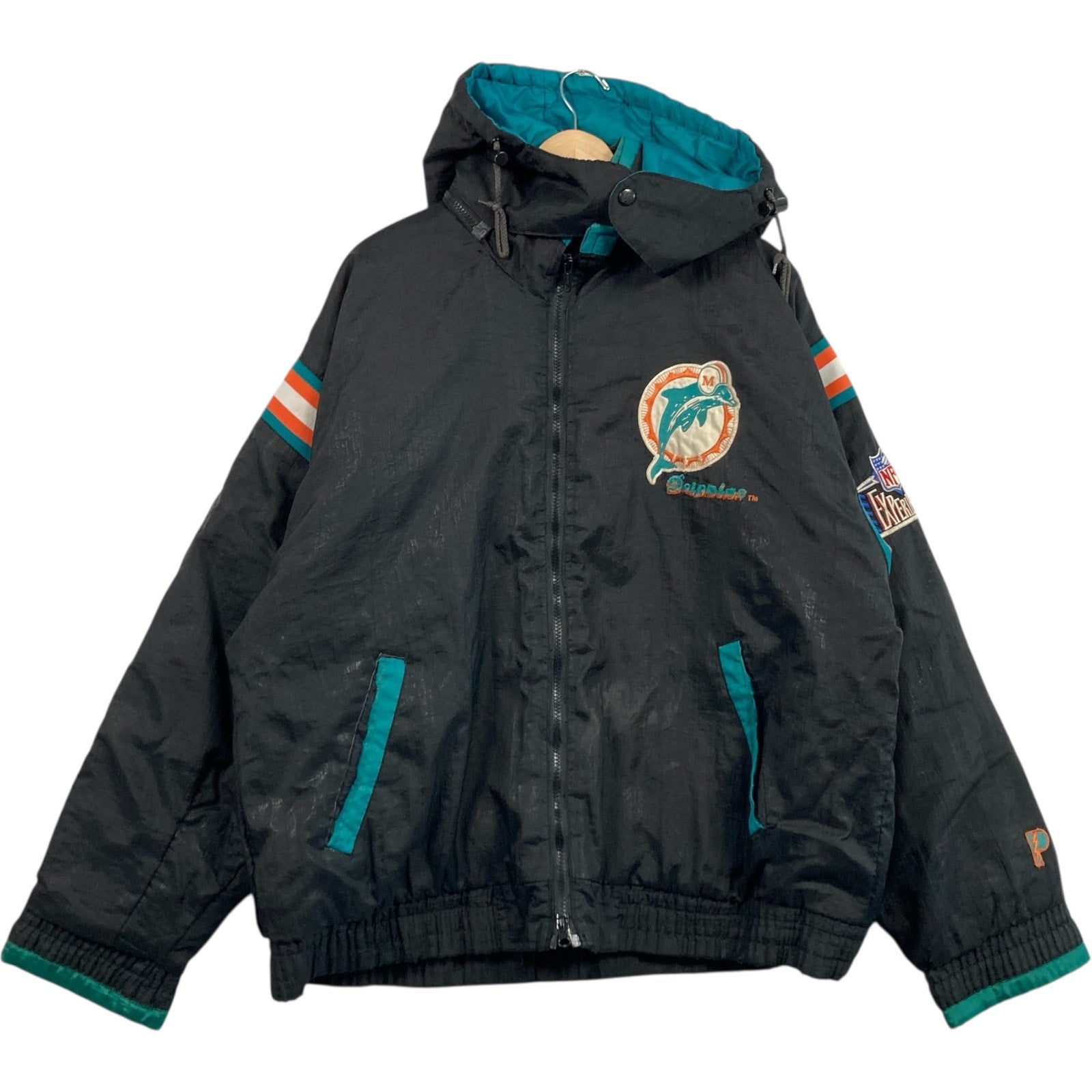 Vintage Pro Player Miami Dolphins NFL Puffer Jacket