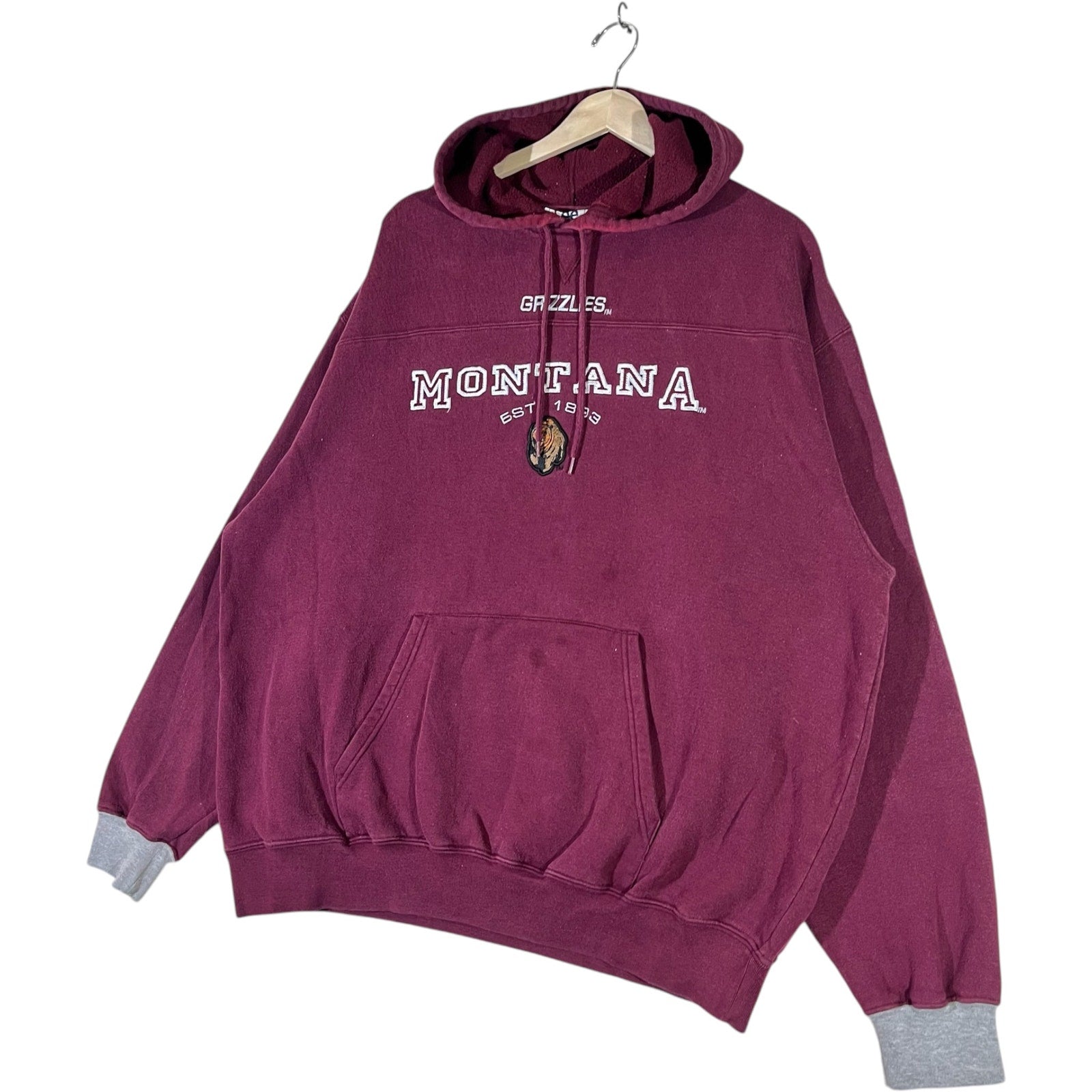 Vintage University Of Montana Grizzlies Hoodie
