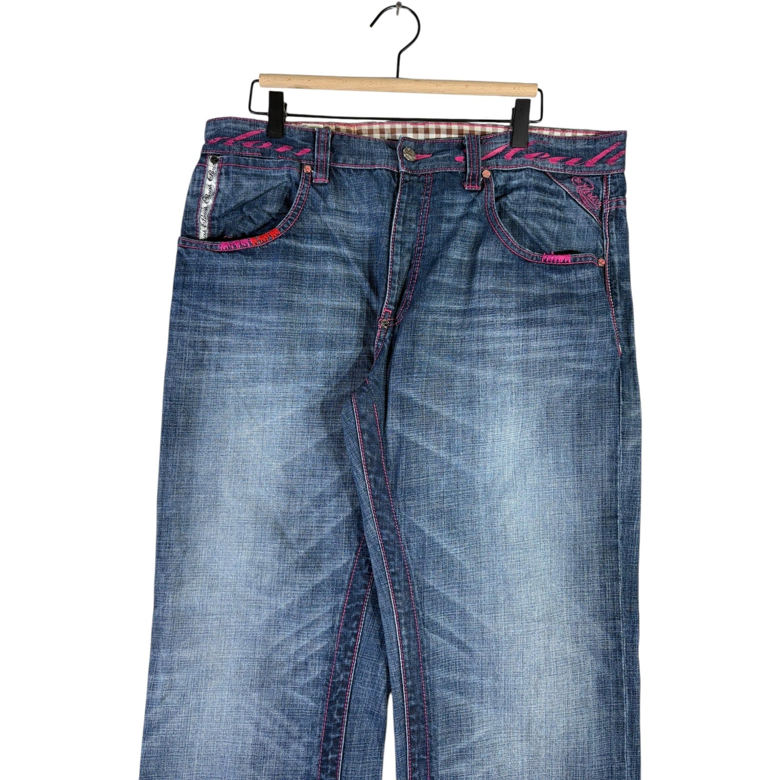 Vintage Parish Straight Leg Denim Jeans