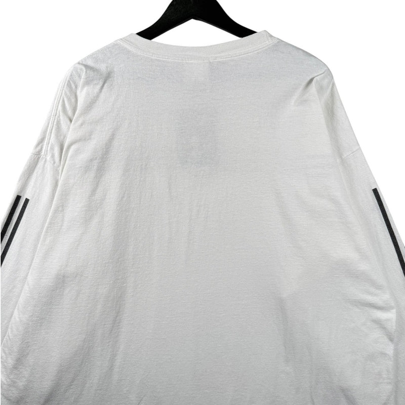 Vintage Adidas Three Stripes Logo Spell Out Long Sleeve