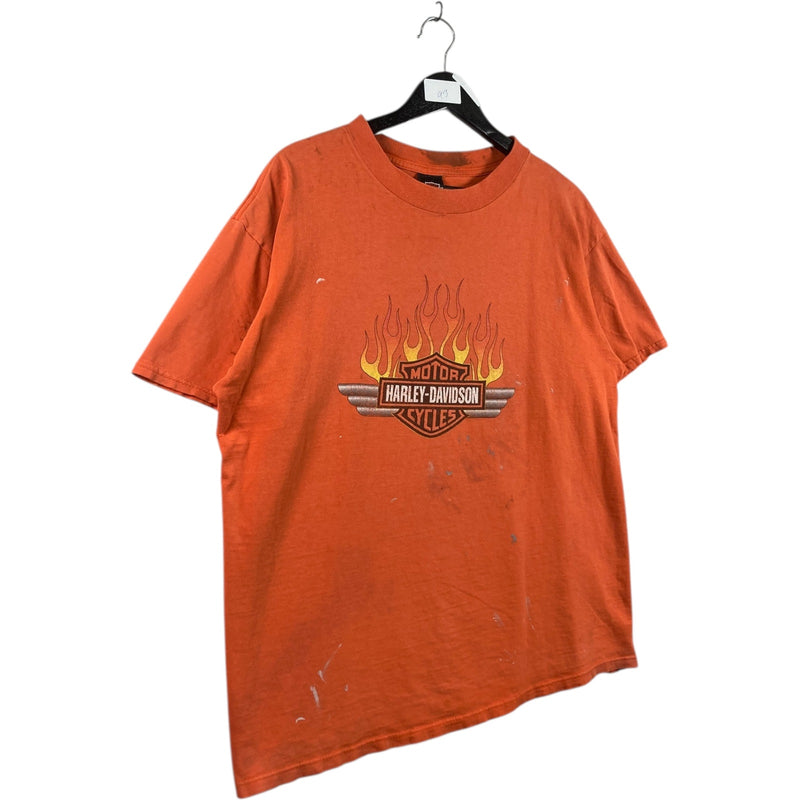 Vintage Harley Davidson Ft. Myers Florida Flames T-Shirt