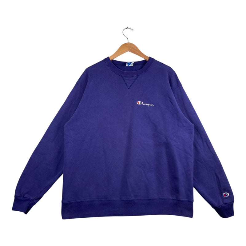 Vintage Champion Logo Embroidered Crewneck