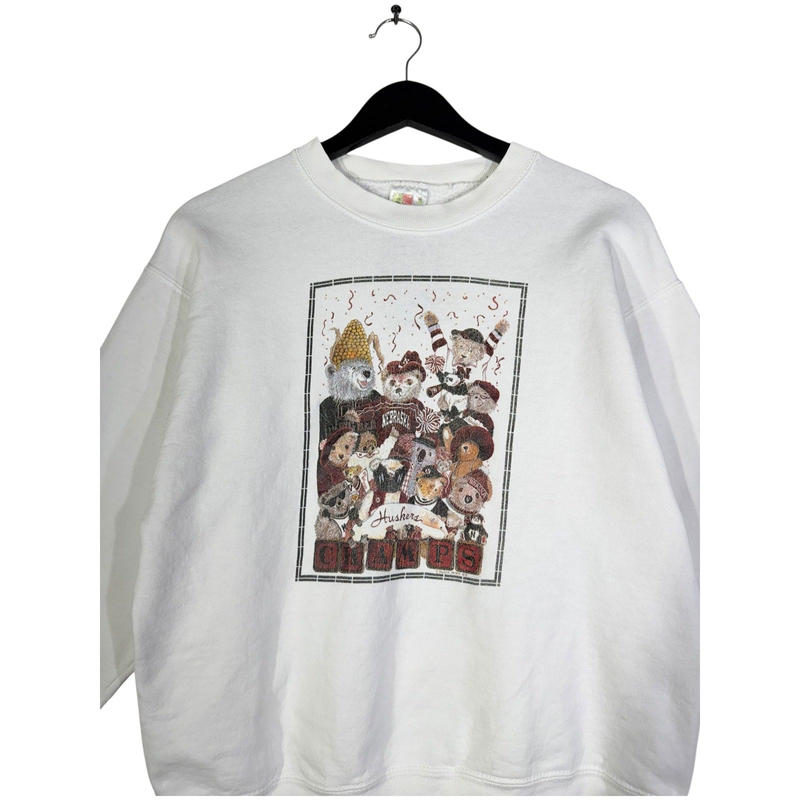 Vintage Fruit Of The Loom Sweatshirt Crewneck
