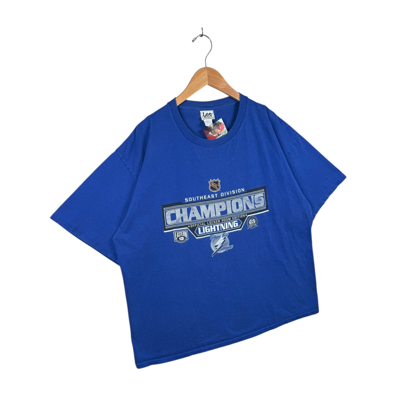 Vintage Lee Sport Tampa Bay Lightning Champions NHL T-Shirt
