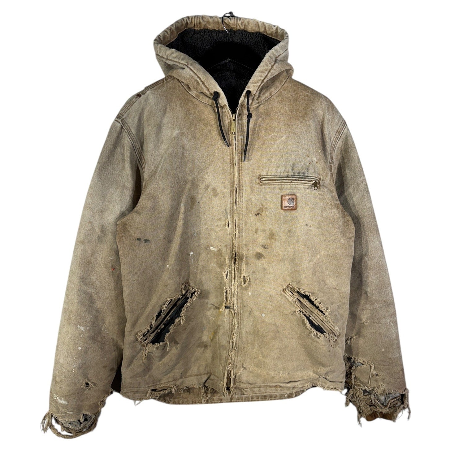 Vintage Carhartt Extreme Distressed Canvas Workwear Jacket