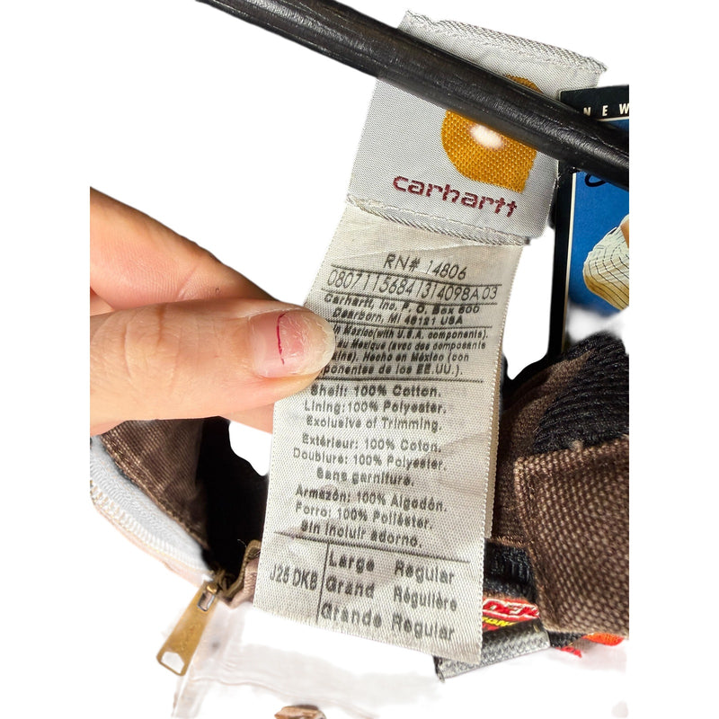 Vintage Carhartt Thermal Lined Full Zip Hoodie