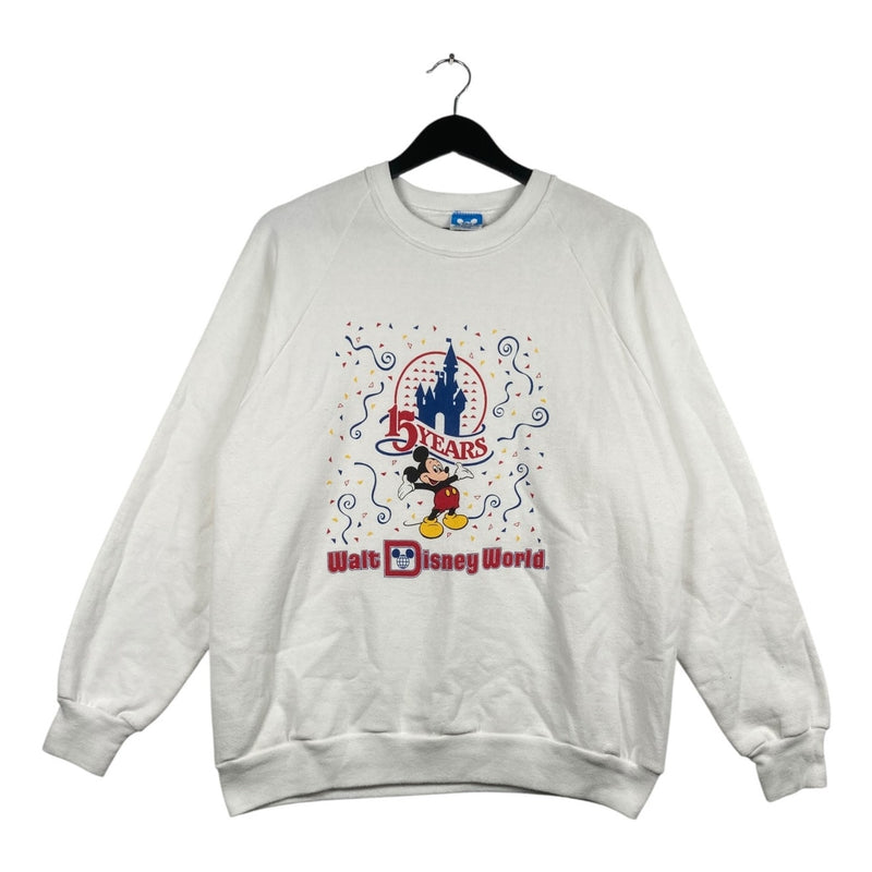 Vintage Disney 15 Years Anniversary Mickey Mouse Crewneck