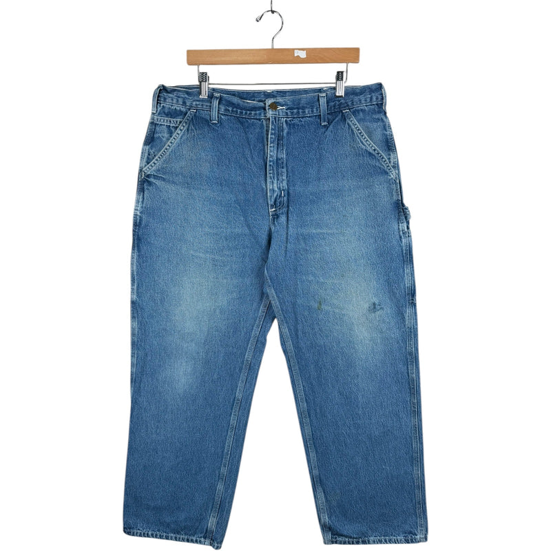 Vintage Carhartt Carpenter Utility Denim Pants 38