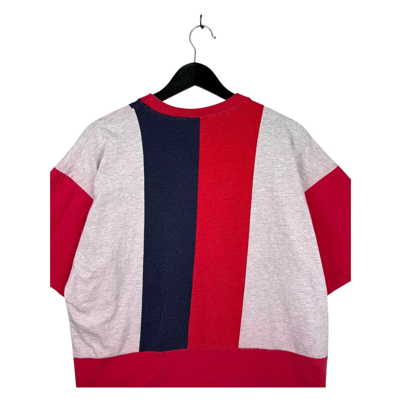 Vintage Nike Embroidered Swoosh Colorblock T-Shirt