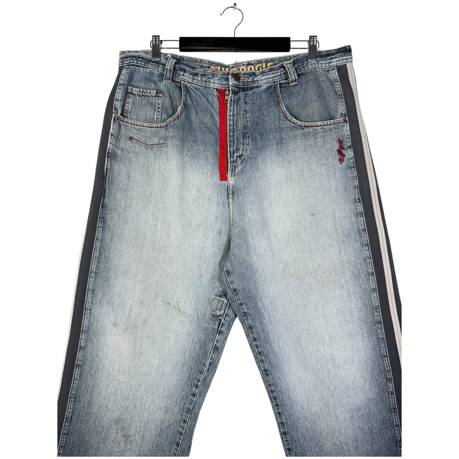 Vintage Straight Leg Y2k Denim Jeans 38x27