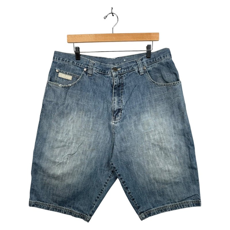 Vintage Cotton Jean Bermuda Denim Shorts 37