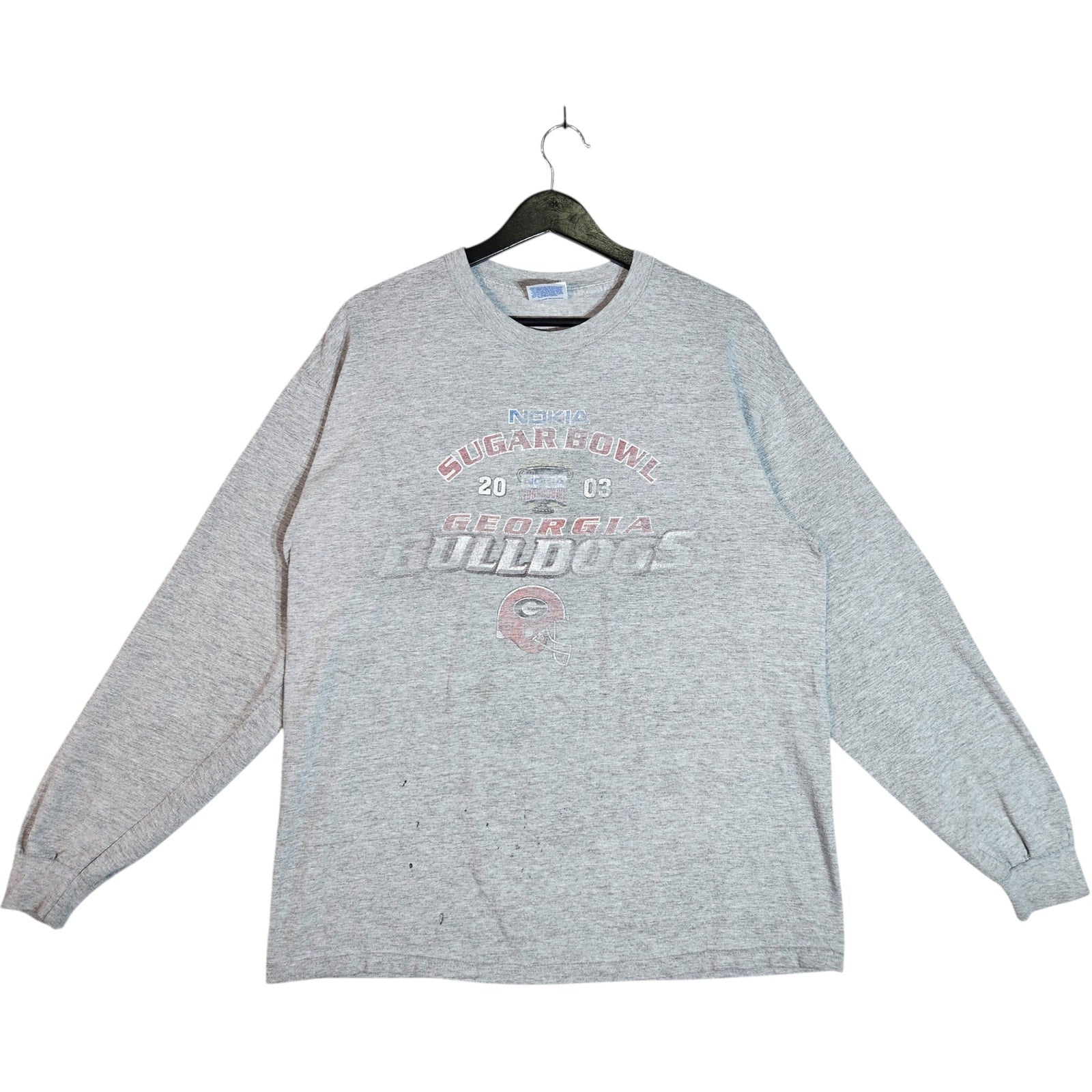 Vintage 2003 Sugar Bowl Bulldogs Long Sleeve