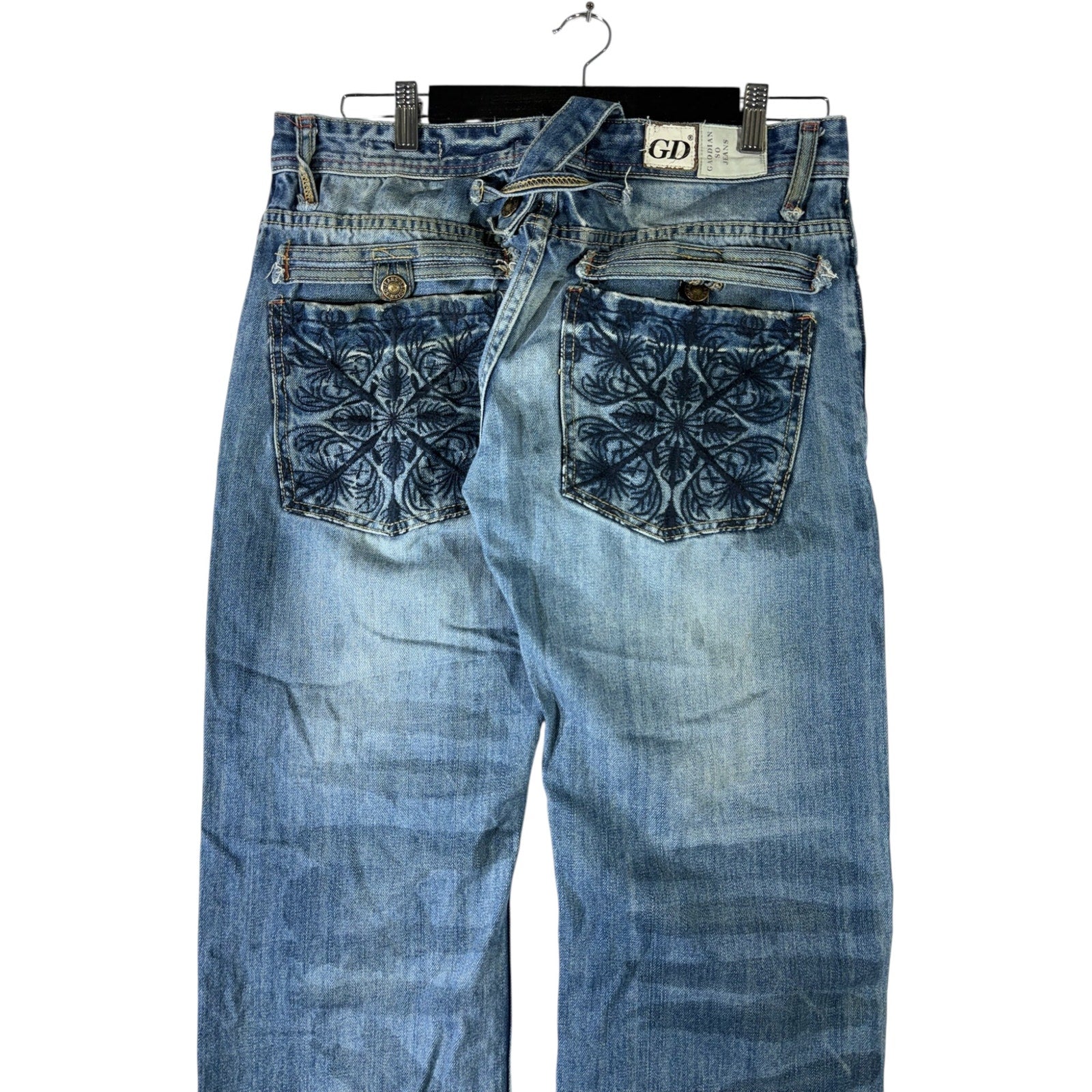 Vintage Gaodian So Straight Leg Denim Jeans 32
