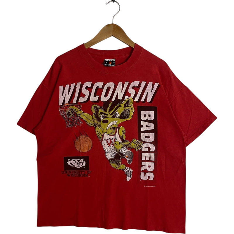 Vintage University of Wisconsin Badgers Mascot T-Shirt