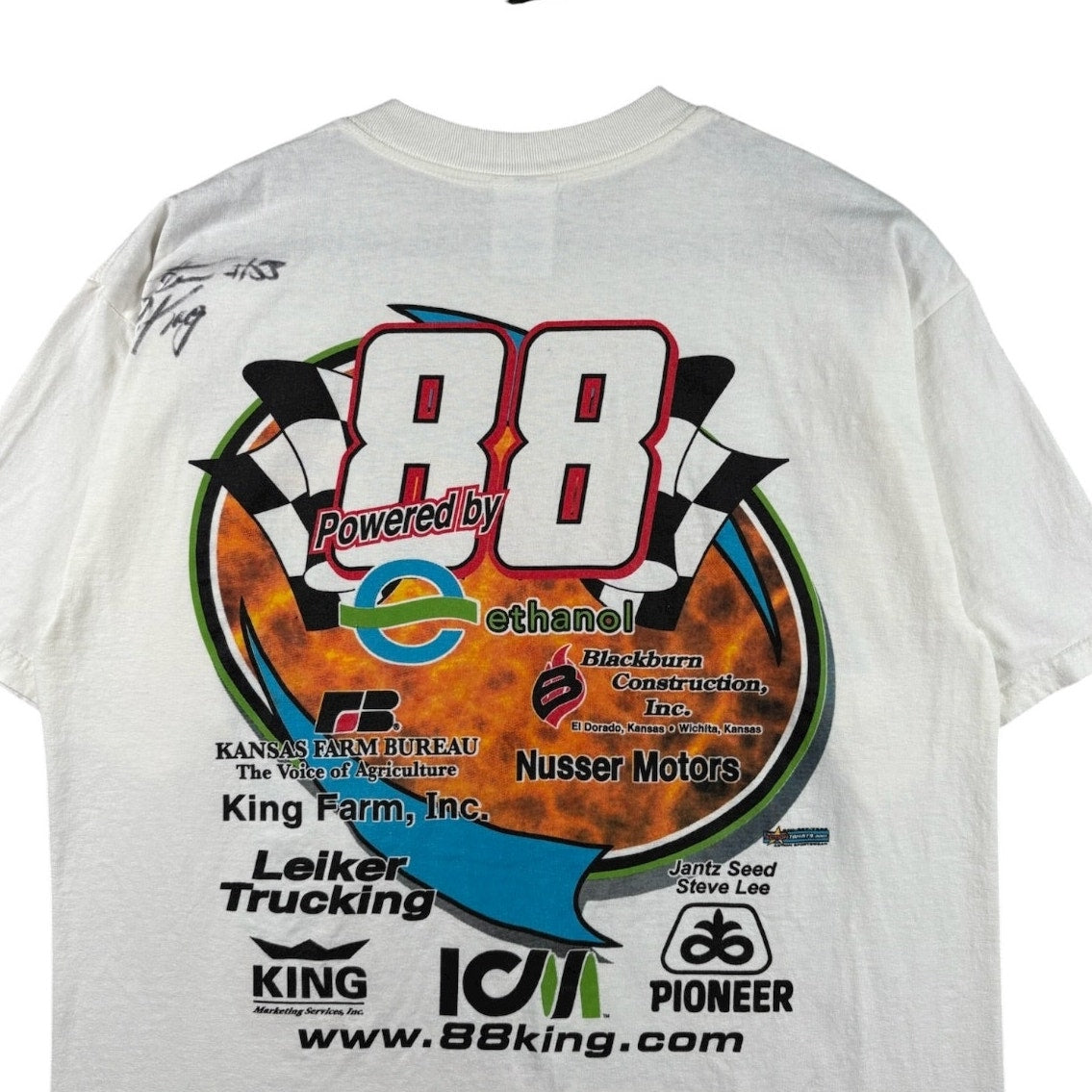Vintage Steve King #88 Jetmore Kansas Racing T-Shirt