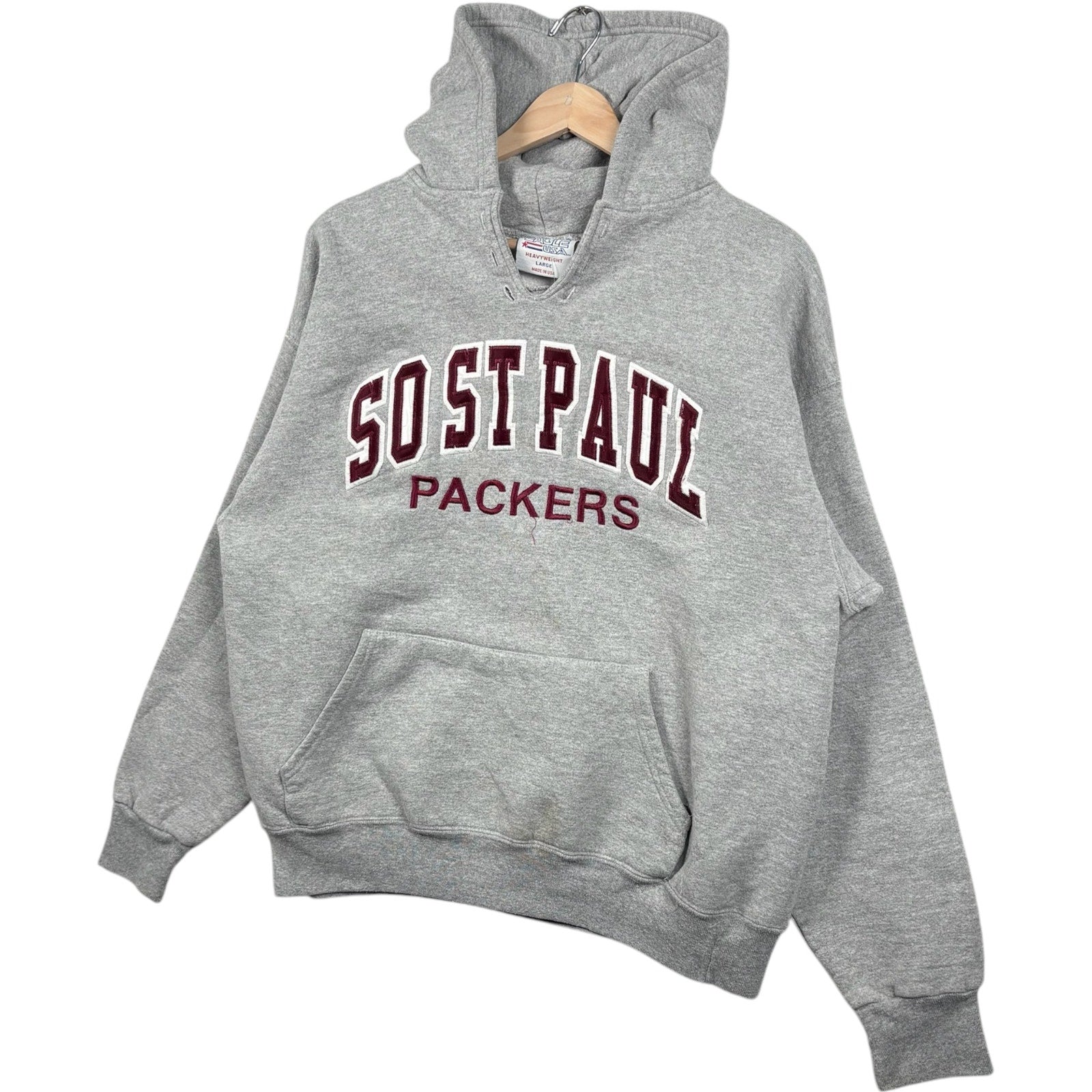 Vintage South St. Paul HS Packers Arch Spellout Hoodie