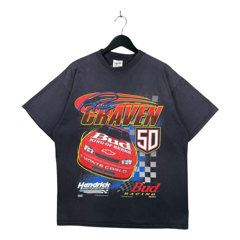 Vintage Ricky Craven Budweiser #50 NASCAR T-Shirt
