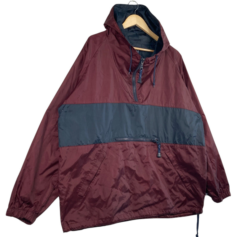 Vintage GAP Logo Hooded Windbreaker Anorak Light Jacket