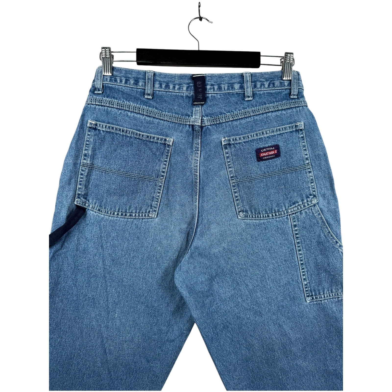 Vintage Capri Pants Straight Leg Cropped Denim Shorts 36