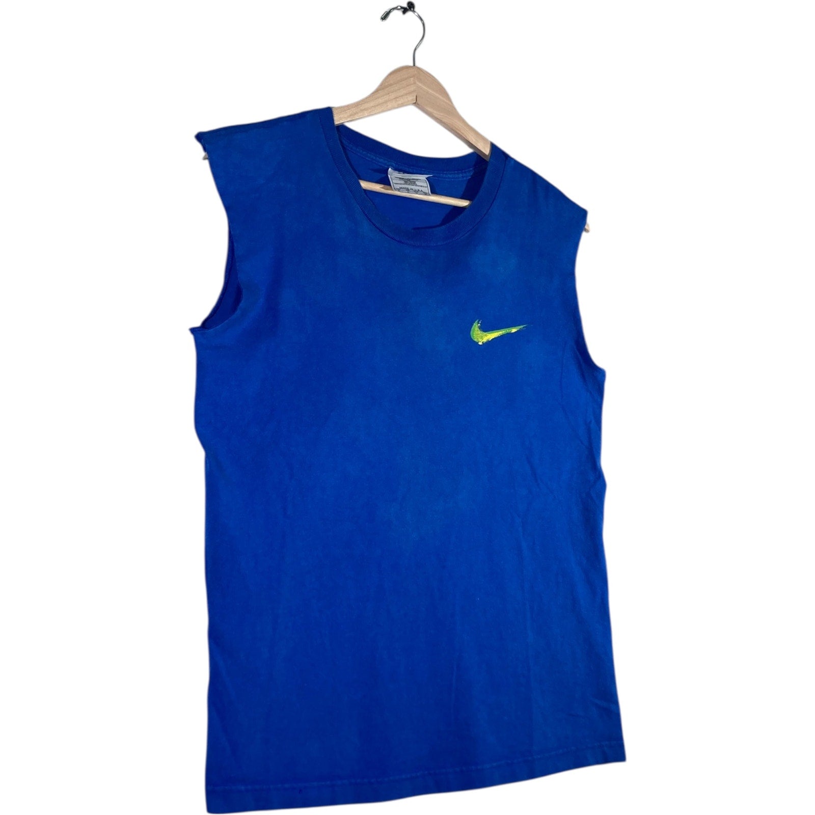 Vintage Nike Big Swoosh Cut Sleeves Tank Top